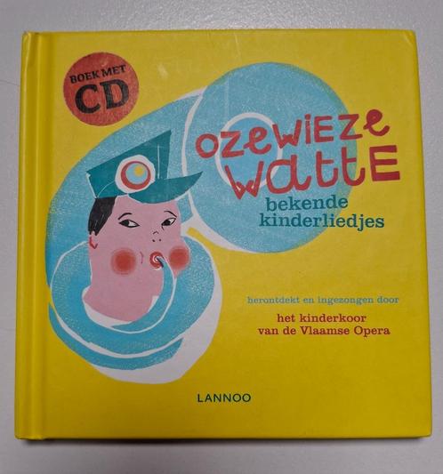 Ozewiezewatte (boek en CD)- Kinderkoor Vlaamse Opera, Cd's en Dvd's, Cd's | Kinderen en Jeugd, Zo goed als nieuw, Ophalen of Verzenden