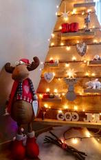 Grote, zware, houten Kerstboom van steigerhout, Ophalen, Zo goed als nieuw