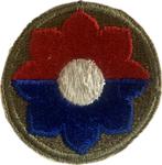 Patch US ww2 9th Infantry Division