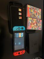 Nintendo Switch Compleet, Games en Spelcomputers, Ophalen, Gebruikt, Met games, Switch Original