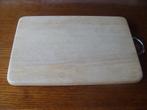 Ancienne planche alimentaire en bois avec poignée inox, Maison & Meubles, Comme neuf, Rectangulaire, Bois, Enlèvement ou Envoi