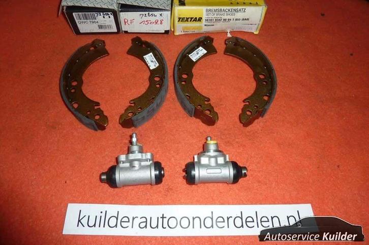 Remschoenset + remcilinders Nissan Micra 83-92 Bekend Merk N, Autos : Pièces & Accessoires, Freins & Transmission, Nissan, Neuf