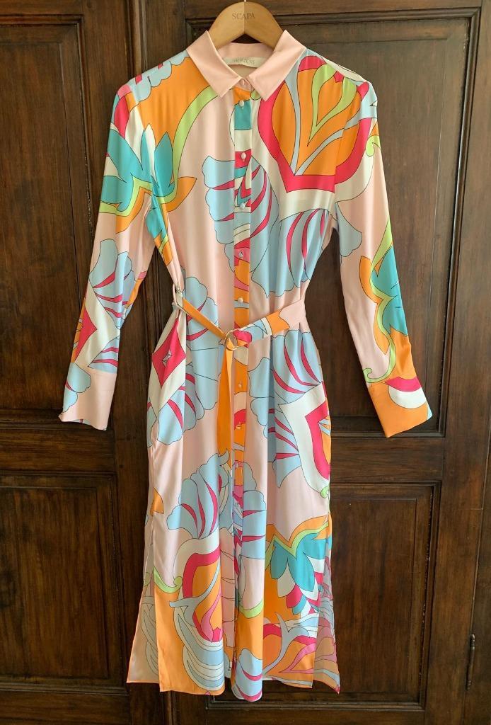 Herzen's Angelegenheit, maxi jurk, zijde, maat 36D ( = 38EU), Kleding | Dames, Jurken, Nieuw, Maat 36 (S), Overige kleuren, Onder de knie