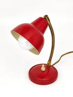 tafellamp Piccolo jaren 50, Huis en Inrichting, Lampen | Tafellampen, Gebruikt, Ophalen of Verzenden, Metaal, Jaren 50 Stilnovo
