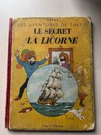 Tintin Le Secret de la Licorne, 1943, Gelezen, Eén stripboek, Ophalen of Verzenden, Herge