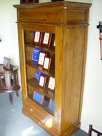 VITRINEKAST - MASSIEFHOUTEN 1-DEURS KAST -50% - Flamant, Huis en Inrichting, Ophalen, Nieuw