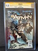 Batman new 52 #2 jim lee cgc 9,8 signed 5x hot toys, Eén comic, Ophalen of Verzenden, Nieuw, Amerika