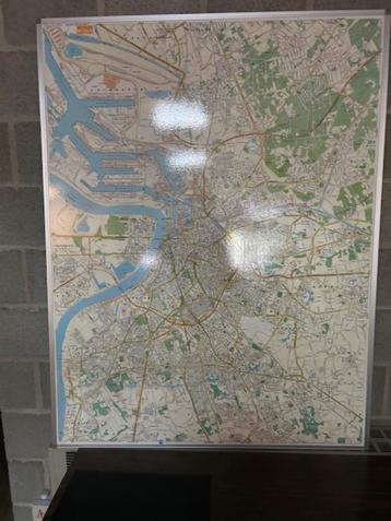 WANDLANDKAART ANTWERPEN & HAVEN beschikbaar voor biedingen