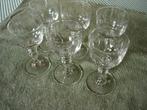 6 Verres Anciens D=5,5cm x H=11cm très bon état, Enlèvement ou Envoi