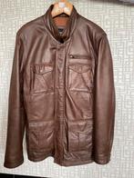 Zachte leren jas van Nielson, Kleding | Heren, Jassen | Winter, Maat 52/54 (L), Bruin, Nieuw, Ophalen of Verzenden