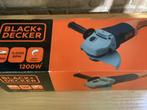 Meuleuse d’angle black + decker et disques, Ophalen, Nieuw, 1000 watt of meer, Haakse handslijpmachine