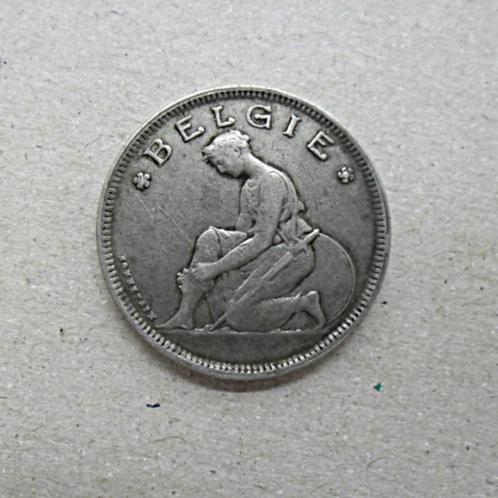 België „goed voor 2 F” 1923 VL., Postzegels en Munten, Munten | België, Losse munt, Metaal, Verzenden