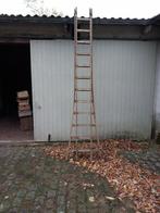 houten schuifladder, Doe-het-zelf en Bouw, Ladders en Trappen, Ophalen, Gebruikt, Ladder, 4 meter of meer