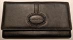 Grand portefeuille rectangulaire LINEA VERO, cuir noir, NEUF, Handtassen en Accessoires, Portemonnees, Overige merken, Zwart, Nieuw