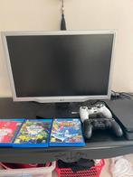 Ps4 plus 2 consol met scherm en 3 spelletjes, Ophalen, Zo goed als nieuw