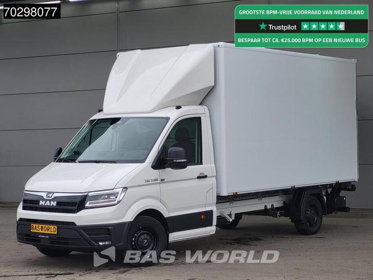 MAN TGE 3.180 Automaat Laadklep Bakwagen 2025 Facelift Navi, Auto's, Bestelwagens en Lichte vracht, Bedrijf, Te koop, Airconditioning