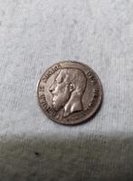Leopold II - 1 Franc - Medaillon, Geboorte of Huwelijk, Ophalen of Verzenden, Zilver, Losse munt