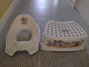 WC BRILVERKLEINER EN OPSTAPJE PAW PATROL beschikbaar voor biedingen