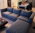 Divan + repose pied avec espace rangement IKEA, Enlèvement, Utilisé, Rectangulaire, Tissus