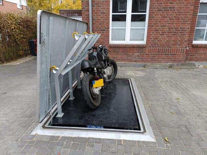 Ondergrondse container systemen ook voor fiets en motor, Tuin en Terras, Tuinmeubel-accessoires, Nieuw, Ophalen