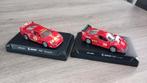 Ferrari 1/43 setje van 2 stuks Le Mans, Hobby & Loisirs créatifs, Voitures miniatures | 1:43, Comme neuf, Enlèvement ou Envoi