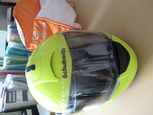 Schubert C3 fluogele motorhelm, Motoren, Kleding | Motorhelmen, Heren, Integraalhelm, L, Overige merken, Tweedehands, Ophalen