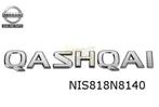 Nissan Qashqai embleem tekst ''Qashqai'' achterklep Originee, Envoi, Neuf, Nissan
