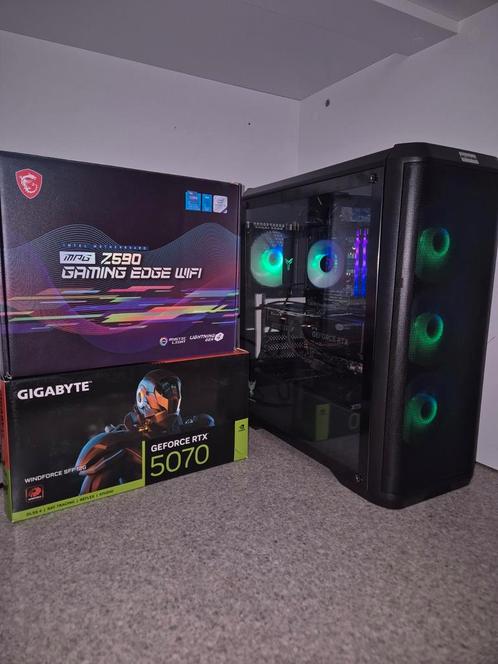 HighEnd Gaming Pc i9, RTX 5070, 32GB RGB RAM, 2TB NVMe SSD, Computers en Software, Desktop Pc's, Nieuw, SSD, Gaming, Ophalen of Verzenden