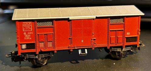 3196. FS H0 Märklin overdekte auto., Hobby en Vrije tijd, Modeltreinen | H0, Gebruikt, Wagon, Märklin, Ophalen of Verzenden