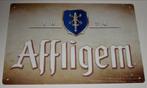 AFFLIGEM : Metalen Bord Logo Affligem Abdijbier - Anno 1074, Panneau, Plaque ou Plaquette publicitaire, Autres marques, Envoi
