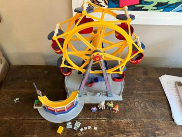 PLAYMOBIL Kermis Groot draairad met kleurrijke verlichting  beschikbaar voor biedingen