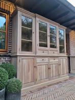 Eiken buffetkast/vitrinekast GRATIS LEVERING