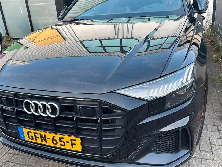 Audi Q8 50 tdi zwart panorama dak, Auto's, Audi, Particulier, Q8, Panoramadak, Diesel, Zwart, Leder, Ophalen