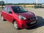 Nissan Micra 1.2 essence Airco Euro 6, Auto's, Euro 6, 5 deurs, Elektrische ramen, Rood