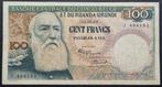 100 Francs 1956 Belgisch Congo / Mooie conditie, Postzegels en Munten, Bankbiljetten | België, Ophalen of Verzenden, Los biljet