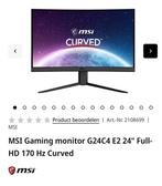 Msi monitor nieuw met garantie, Computers en Software, Monitoren, Ophalen of Verzenden