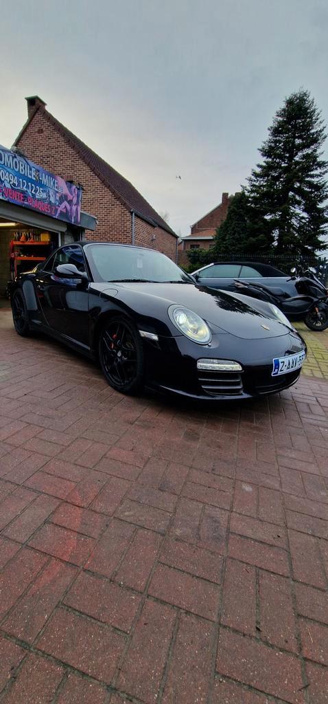 Porsche 997 c4 cabriolet PDK, Auto's, Porsche, Bedrijf, Elektrische ramen, Radio, Sportpakket, Cabriolet, Automaat, Zwart, Zwart