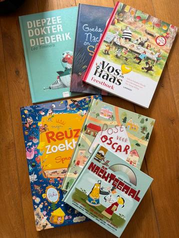 5 prentenboeken en 1 luisterboek beschikbaar voor biedingen