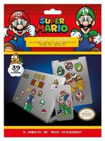 Super Mario Mushroom Kingdom Tech Stickers - 39 Stuks, Verzamelen, Stickers, Ophalen of Verzenden, Nieuw, Overige typen