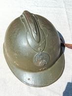 Franse Adrian helm m 1926 met binnenwerk, Verzamelen, Ophalen of Verzenden, Landmacht, Helm of Baret