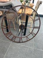 Wandklok metal, Huis en Inrichting, Ophalen, Zo goed als nieuw, Wandklok