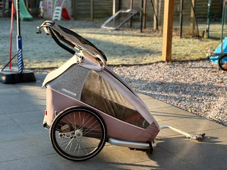 Croozer Kid for 2, Vélos & Vélomoteurs, Accessoires vélo | Remorques, Utilisé, Remorque pour enfant, 40 à 60 kg, Suspension, Pliable