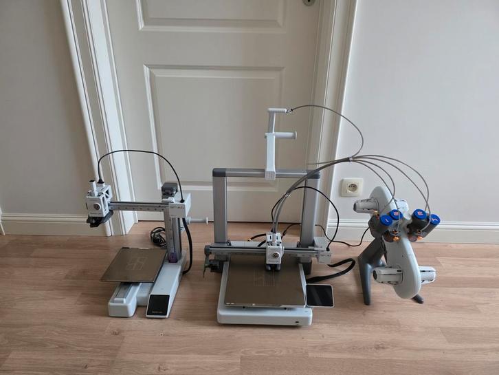2x Bambu lab printers A1 Met Ams lite & A1 mini 3d printer, Computers en Software, 3D Printers, Zo goed als nieuw, Ophalen