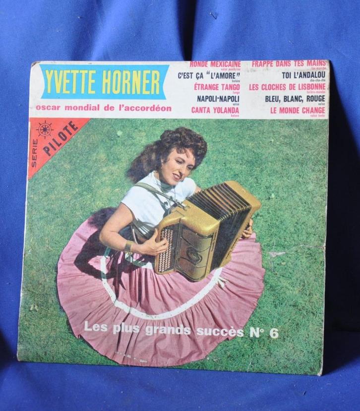 ancien vinyl 33 tours accordeon yvette horner (x2037), CD & DVD, Vinyles | Autres Vinyles, Utilisé, Enlèvement ou Envoi