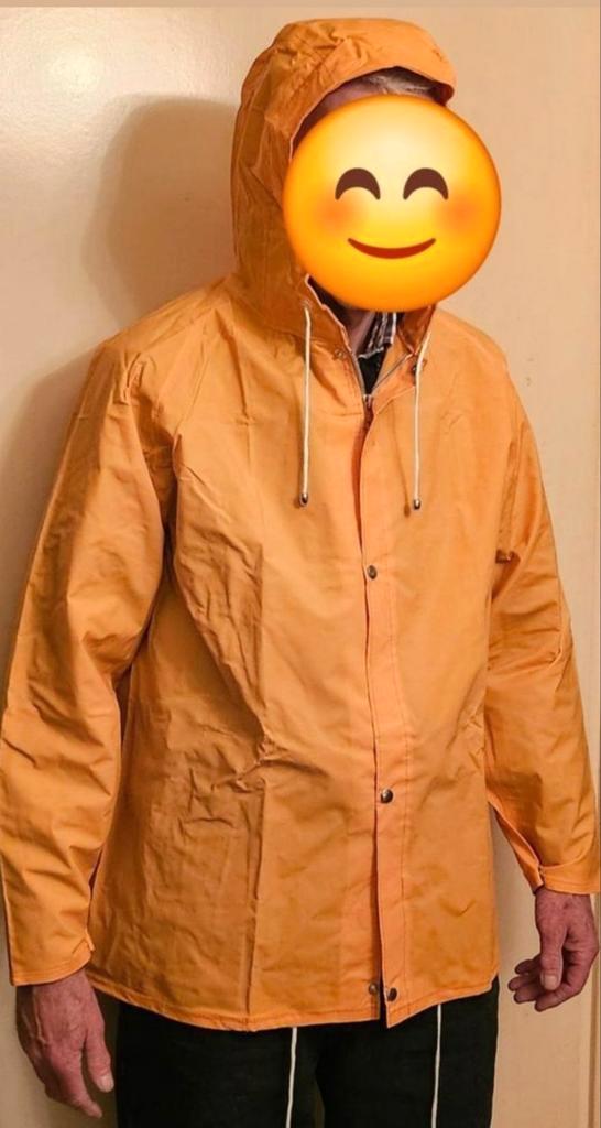 Oranje Zeiljas/Regenjas Maat 50 - Nieuw in Verpakking !, Caravans en Kamperen, Regenkleding, Ophalen of Verzenden