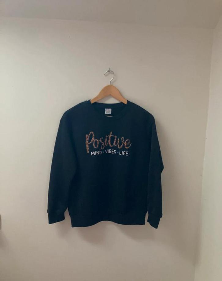 Pull d’hiver positive taille S confortable, Kleding | Dames, Truien en Vesten, Zo goed als nieuw, Maat 36 (S), Zwart, Verzenden