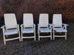 4 tuinstoelen, Jardin & Terrasse, Chaises de jardin, Enlèvement, Utilisé, Plastique, Ajustable