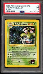 Erika's Venusaur Holo PSA 7 - 4/132 - Gym Challenge 2000, Hobby en Vrije tijd, Verzamelkaartspellen | Pokémon, Verzenden, Zo goed als nieuw