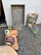 Konijnenkooi met toebehoren, Dieren en Toebehoren, Konijnen