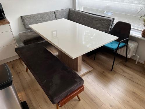 Salle à manger en coin + table, Huis en Inrichting, Tafels | Eettafels, Gebruikt, Ophalen of Verzenden